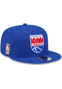 New Era Kansas City Kings Blue Hardwood Classic 9FIFTY Mens Snapback Hat