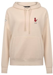 Levelwear St Louis Cardinals Womens Tan Adorn Core Hooded Sweatshirt