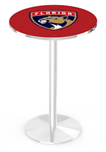 Florida Panthers Chrome Round Base Pub Table