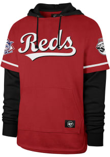 47 Cincinnati Reds Mens Red Trifecta Shortstop Fashion Hood
