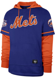47 New York Mets Mens Blue Trifecta Shortstop Fashion Hood