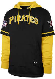 47 Pittsburgh Pirates Mens Black Trifecta Shortstop Fashion Hood
