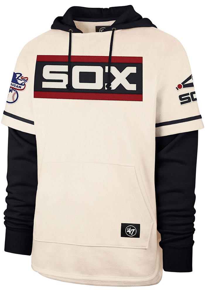 47 Chicago White Sox Mens Ivory Trifecta Shortstop Fashion Hood