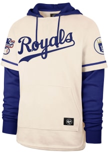47 Kansas City Royals Mens Ivory Trifecta Shortstop Fashion Hood