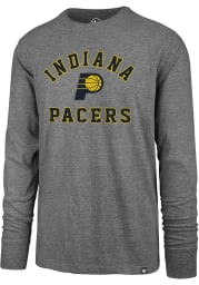 47 Indiana Pacers Grey Varsity Arch Rival Long Sleeve T Shirt
