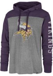 47 Minnesota Vikings Mens Grey FRANKLIN WOOSTER Fashion Hood