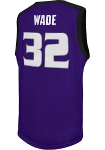 Dean Wade  Original Retro Brand K-State Wildcats Purple College Classic Name and Number Jersey