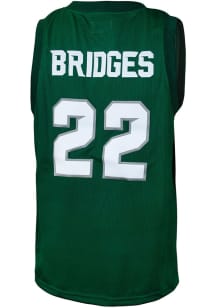 Miles Bridges  Original Retro Brand Michigan State Spartans Green College Classic Name and Number Je
