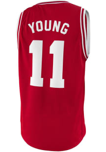Trae Young  Original Retro Brand Oklahoma Sooners Crimson College Classic Name and Number Jersey