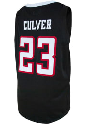 Jarrett Culver Original Retro Brand Texas Tech Red Raiders Black College Classic Name and Number Jersey
