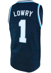 Kyle Lowry Original Retro Brand Villanova Wildcats Navy Blue College Classic Name and Number Jersey