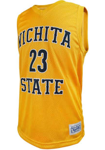 Fred VanVleet  Original Retro Brand Wichita State Shockers Gold College Classic Name and Number ..