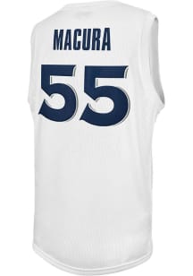 JP Macura  Original Retro Brand Xavier Musketeers White College Classic Name and Number Jersey