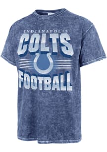 47 Indianapolis Colts Blue PLATINUM ROCKER Short Sleeve Fashion T Shirt