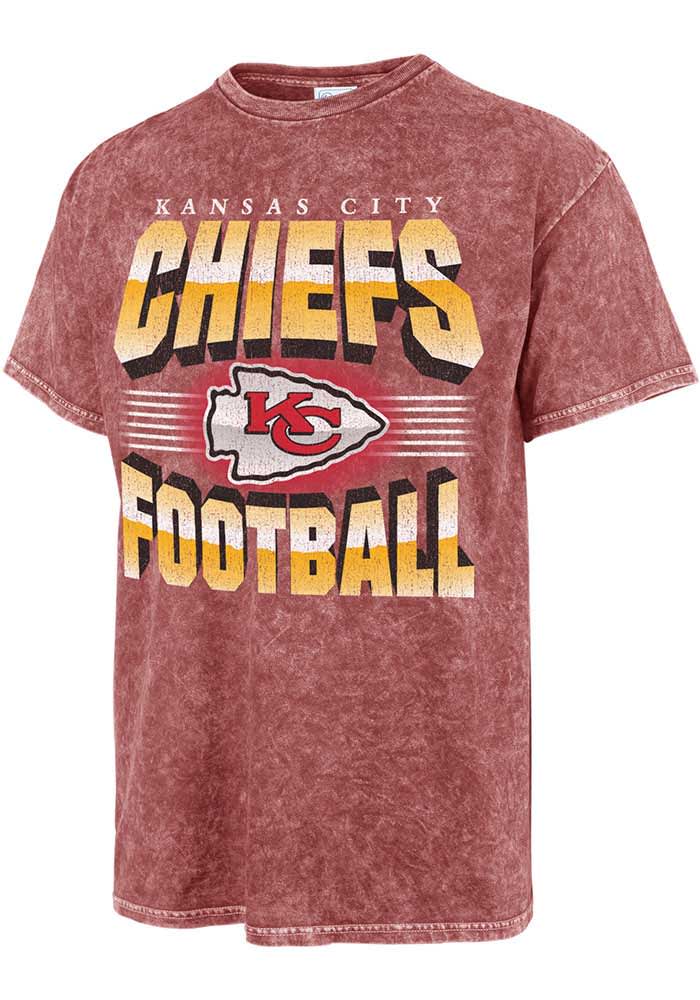 Cutest CHIEFS Fan Toddler Jersey Style T-shirt Red and White 