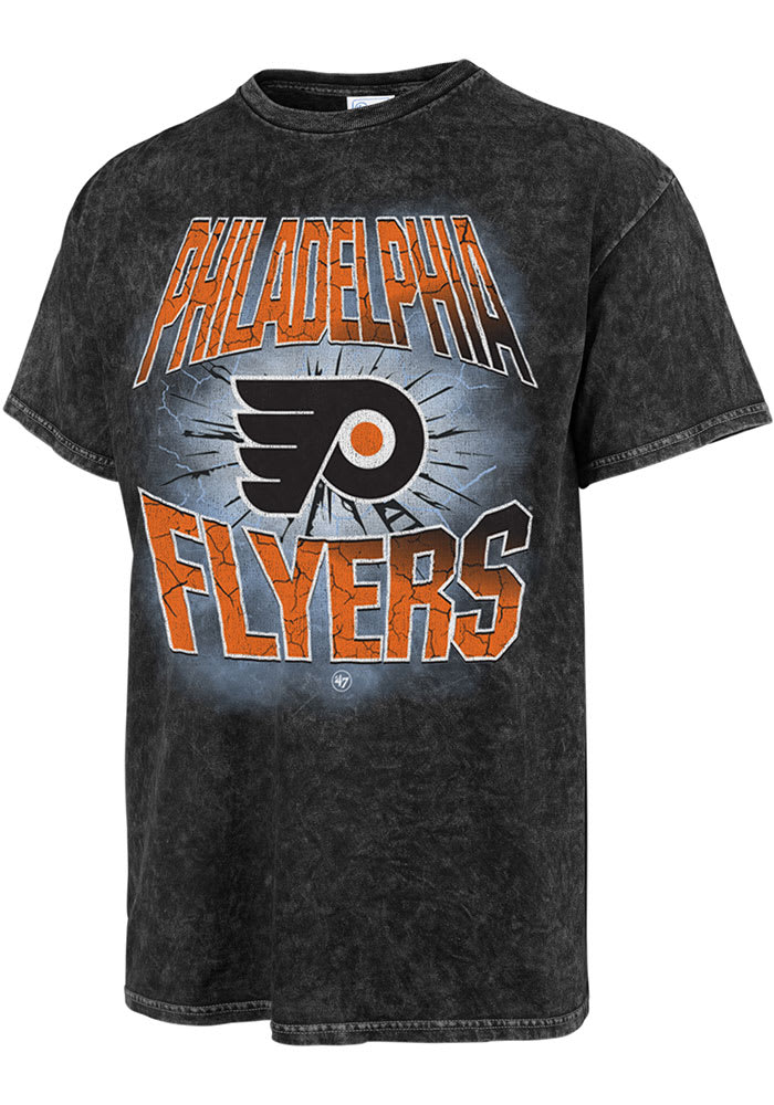 47 Philadelphia Flyers Black Rocket Rocker Tubular Short Sleeve Fashion T Shirt