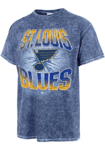 47 St Louis Blues Blue Rocket Rocker Tubular Short Sleeve Fashion T Shirt