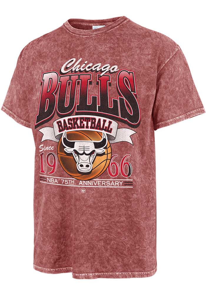 47 Chicago Bulls Red City Edition Tubular Short Sleeve Fashion T Shirt