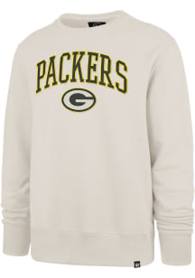 47 Green Bay Packers Mens Tan Arch Gamebreak Long Sleeve Fashion Sweatshirt