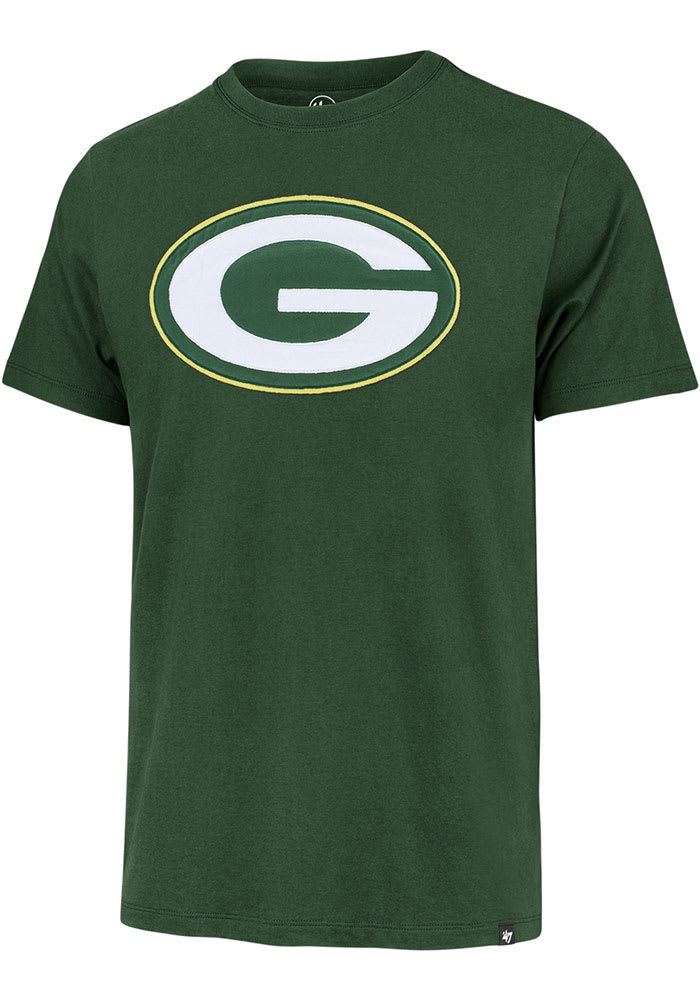 Women's New Era Green Green Bay Packers Slub T-Shirt with Front