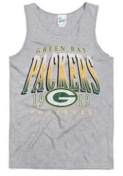 47 Green Bay Packers Mens Grey Home Opener Vintage Short Sleeve Tank Top