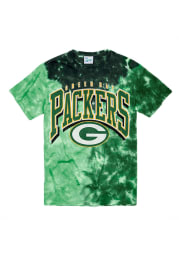 47 Green Bay Packers Green Tri Dye Vintage Short Sleeve Fashion T Shirt