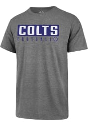 47 Indianapolis Colts Grey Dub Major Super Rival Short Sleeve T Shirt