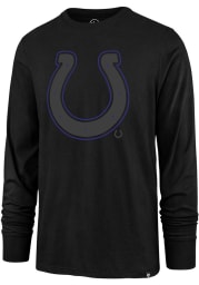 47 Indianapolis Colts Black Shadow Super Rival Long Sleeve T Shirt