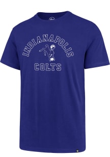 47 Indianapolis Colts Blue Varsity Arch Super Rival Short Sleeve T Shirt