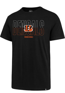 47 Cincinnati Bengals Black Split Squad Super Rival Short Sleeve T Shirt
