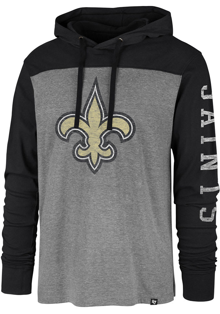 Men's '47 Black New Orleans Saints All Arch Franklin T-Shirt