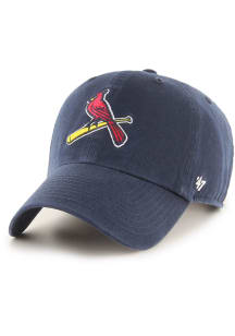 47 St Louis Cardinals Clean Up Adjustable Hat - Black