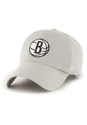 47 Brooklyn Nets Clean Up Adjustable Hat - Grey
