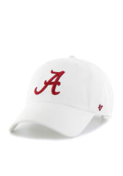 47 Alabama Crimson Tide Clean Up Adjustable Hat - White