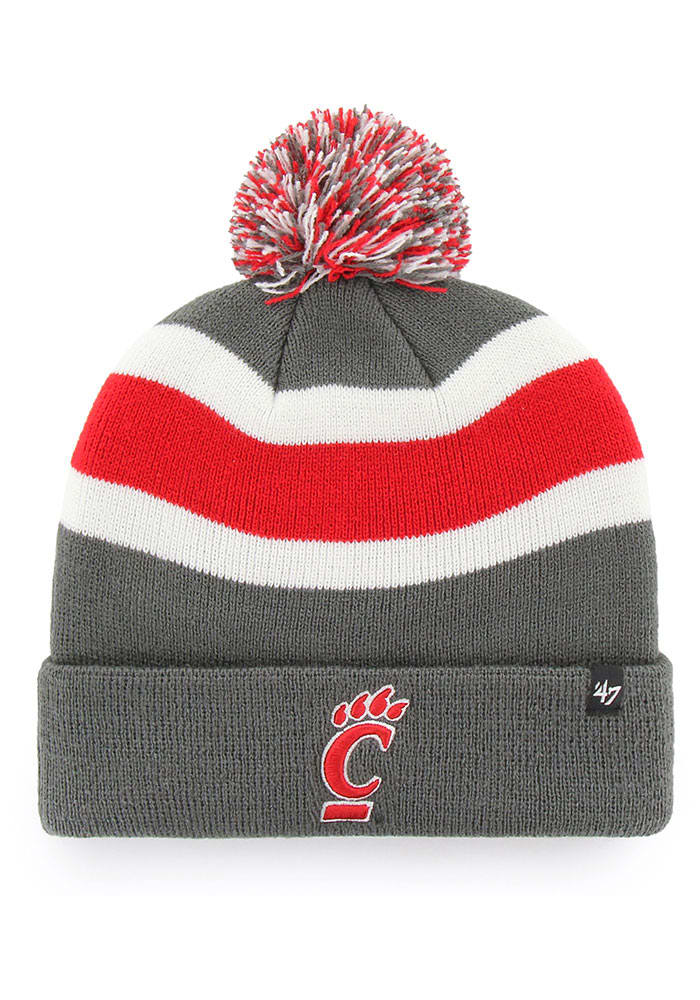 47 Cincinnati Bearcats Charcoal Breakaway Cuff Mens Knit Hat