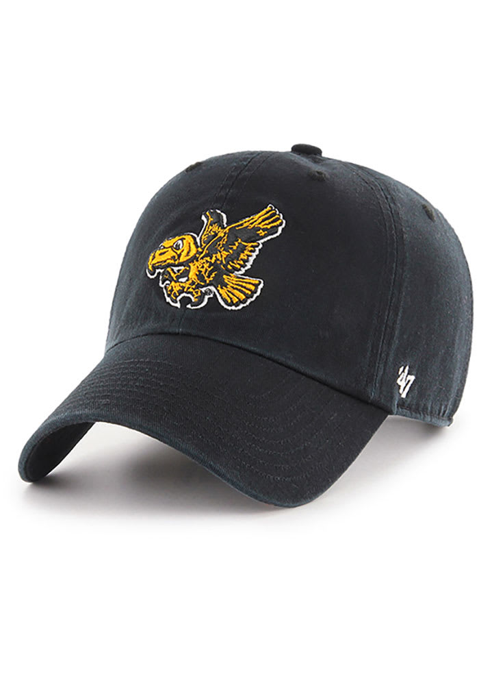47 Iowa Hawkeyes Clean Up Adjustable Hat - Black
