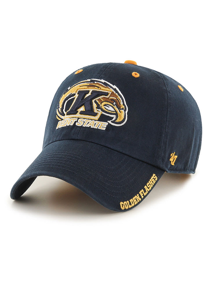 47 Kent State Golden Flashes Ice Clean Up Adjustable Hat - Navy Blue