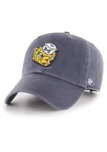 Michigan Wolverines 47 Clean Up Style Womens Adjustable Hat - Navy Blue