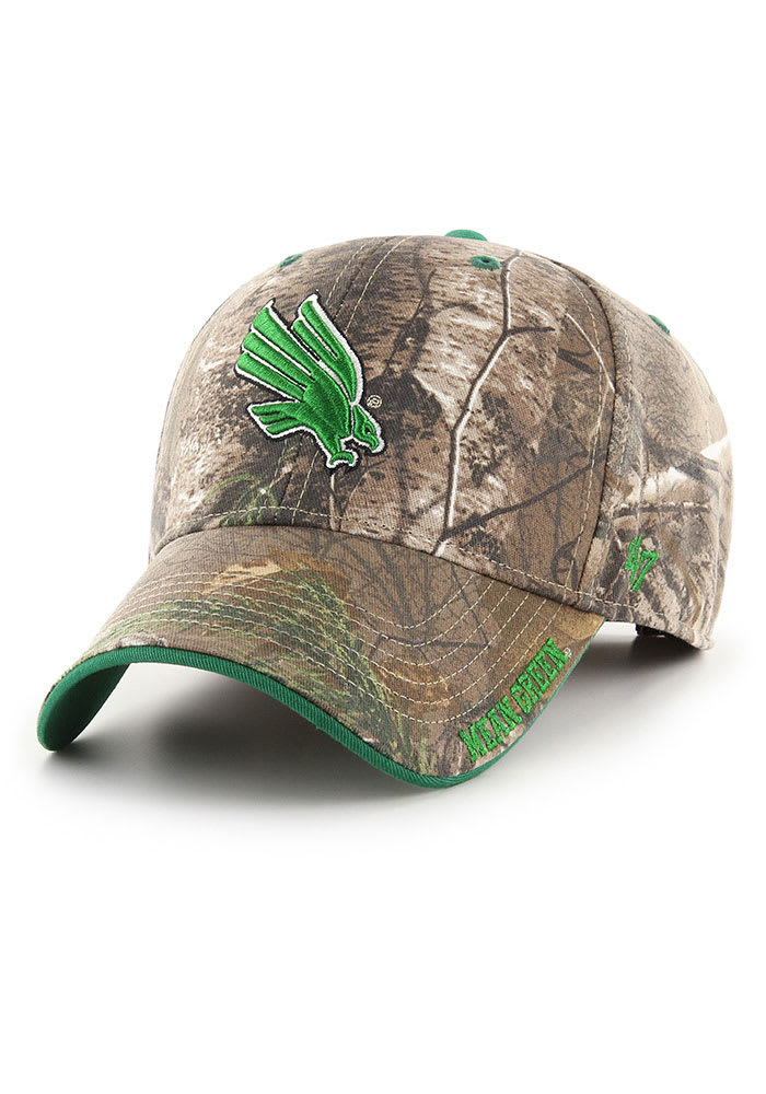47 North Texas Mean Green Realtree Frost MVP Adjustable Hat - Green