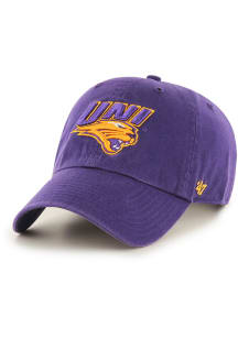 47 Northern Iowa Panthers Clean Up Adjustable Hat - Purple