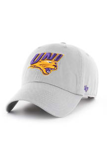 47 Northern Iowa Panthers Clean Up Adjustable Hat - Grey