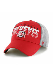 47 Ohio State Buckeyes Mens Grey Abacus Contender Flex Hat