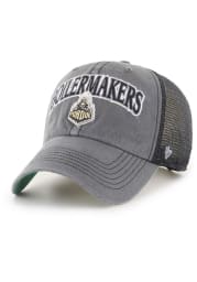 47 Purdue Boilermakers Tuscaloosa Clean Up Adjustable Hat - Charcoal