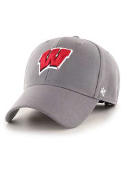 47 Wisconsin Badgers MVP Adjustable Hat - Grey