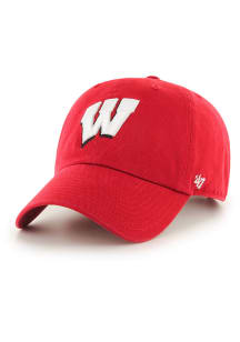 47 Wisconsin Badgers Clean Up Adjustable Hat - Red