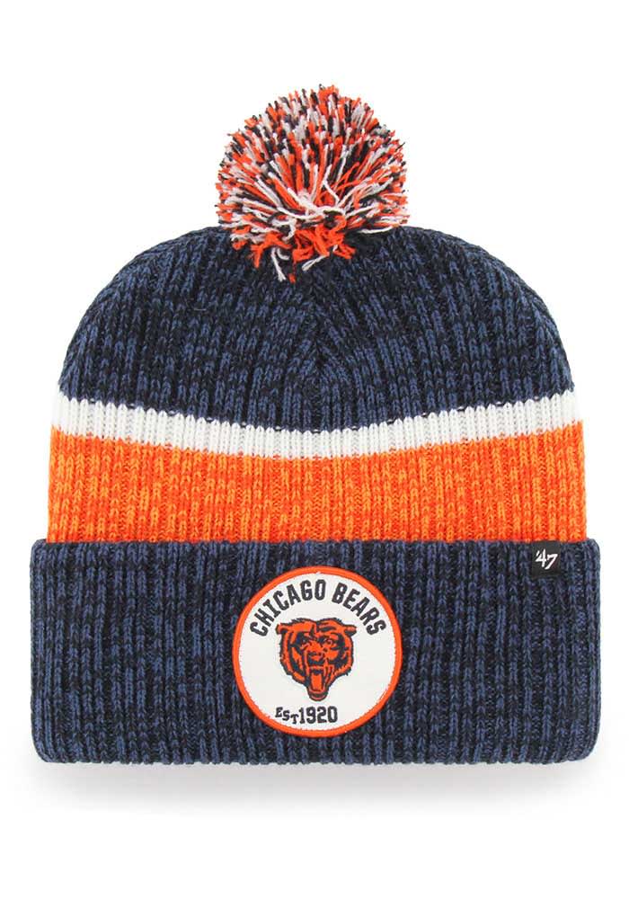 Chicago Bears Amesbury Cuff Knit Navy 47 Brand Hat