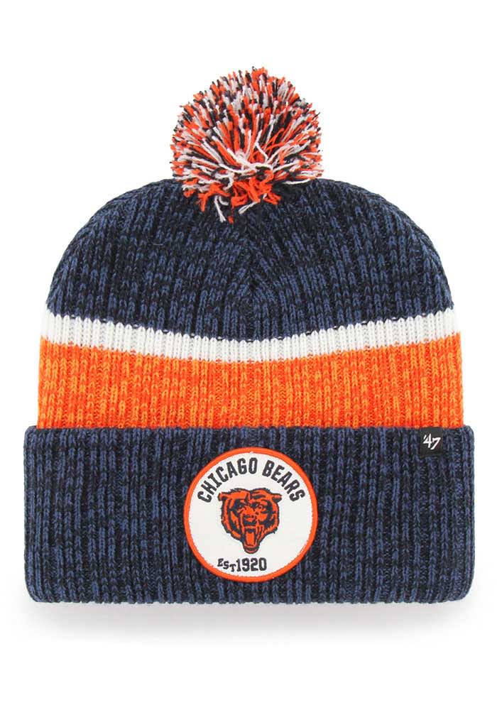 47 Chicago Bears Navy Blue Holcomb Cuff Mens Knit Hat