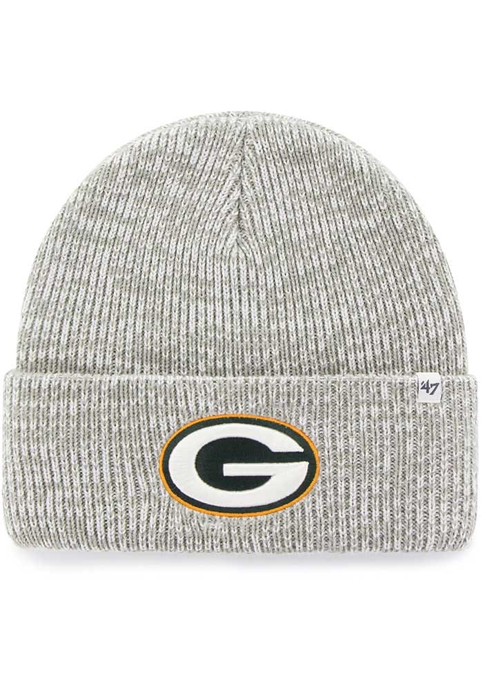 Green Bay Packers '47 Bering Cuffed Knit Hat with Pom - Green