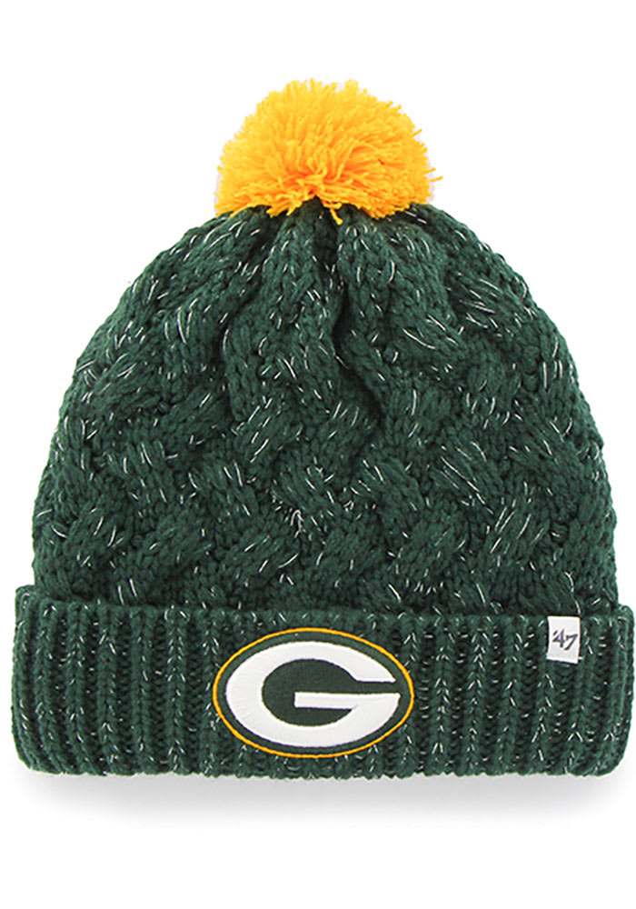 47 Green Bay Packers Green Fiona Cuff Womens Knit Hat