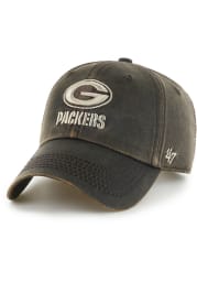 47 Green Bay Packers Oil Cloth Clean Up Adjustable Hat - Brown